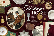 Heritage House - Vintage Collection, an Object Graphic by Dina Mae (Thumbnail 1 of 13)