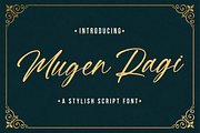 Mugen Ragi - Modern Script Font, a Script Font by StringLabs (Thumbnail 1 of 11)