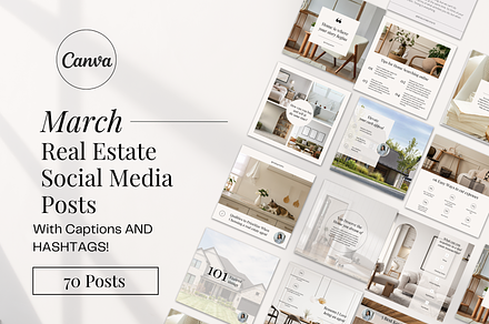 March Real Estate Posts & Captions