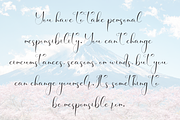 Sometimes | Script Font, a Handwritten Font by Scratchones (Thumbnail 6 of 8)