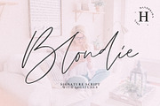 BLONDIE SCRIPT, a Handwritten Font by supfonts (Thumbnail 1 of 8)