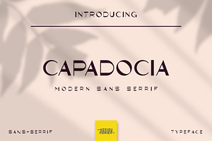 Capadocia sans - Modern & Elegant, a Sans Serif Font by Izalsye
