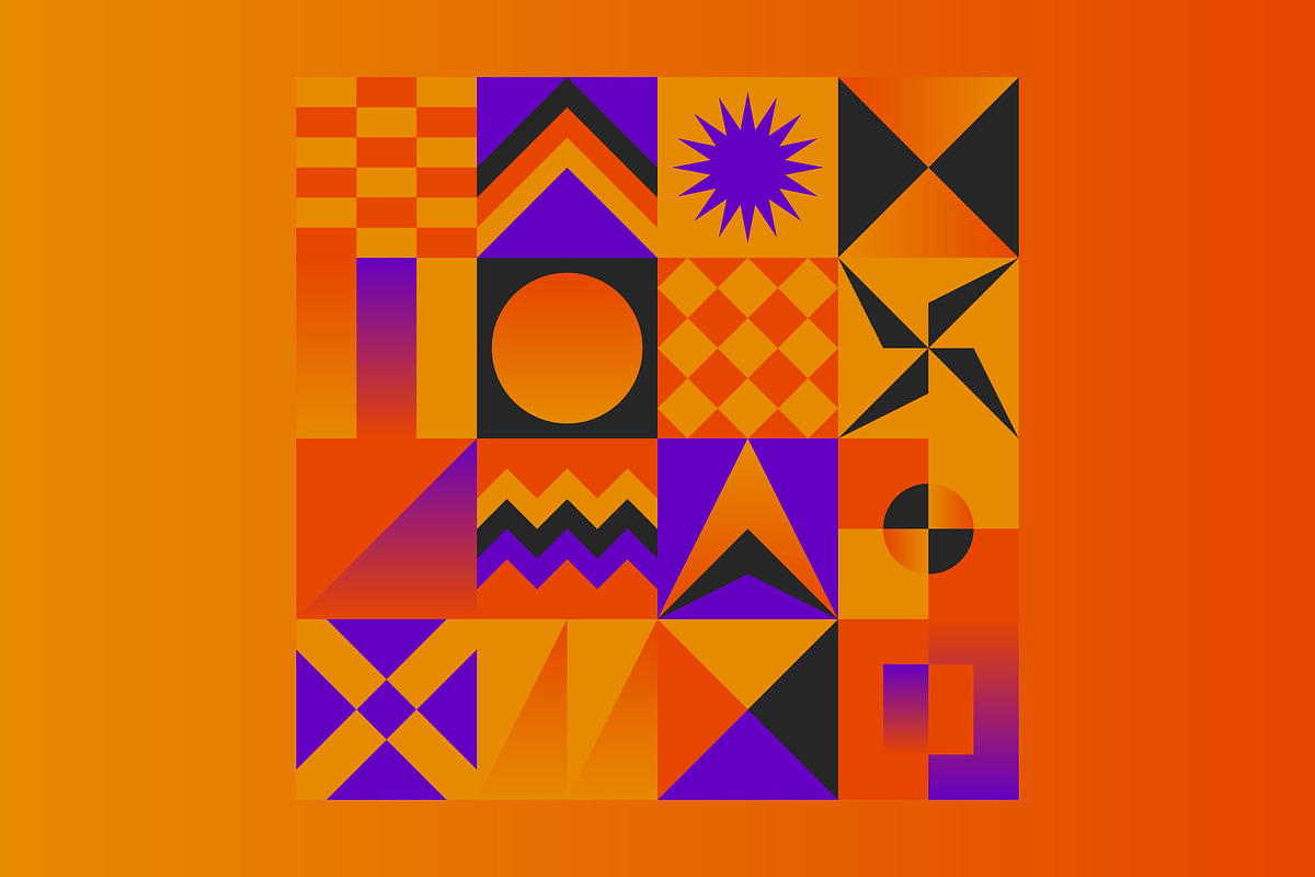 Abstract Seamless Patterns Shapes, a Pattern Graphic by Neo Geo (Photo 3 of 12)