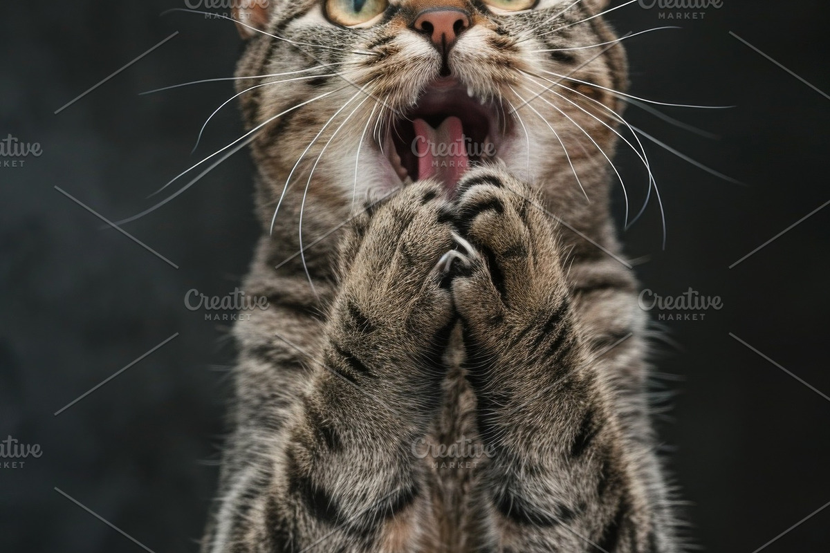 236 surprised animals, an Animal Photo by Handmadefont (Photo 26 of 241)