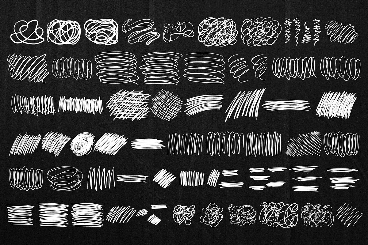 94 Scribble Vector Set, a Pattern Graphic by Alternate Studio (Photo 3 of 3)