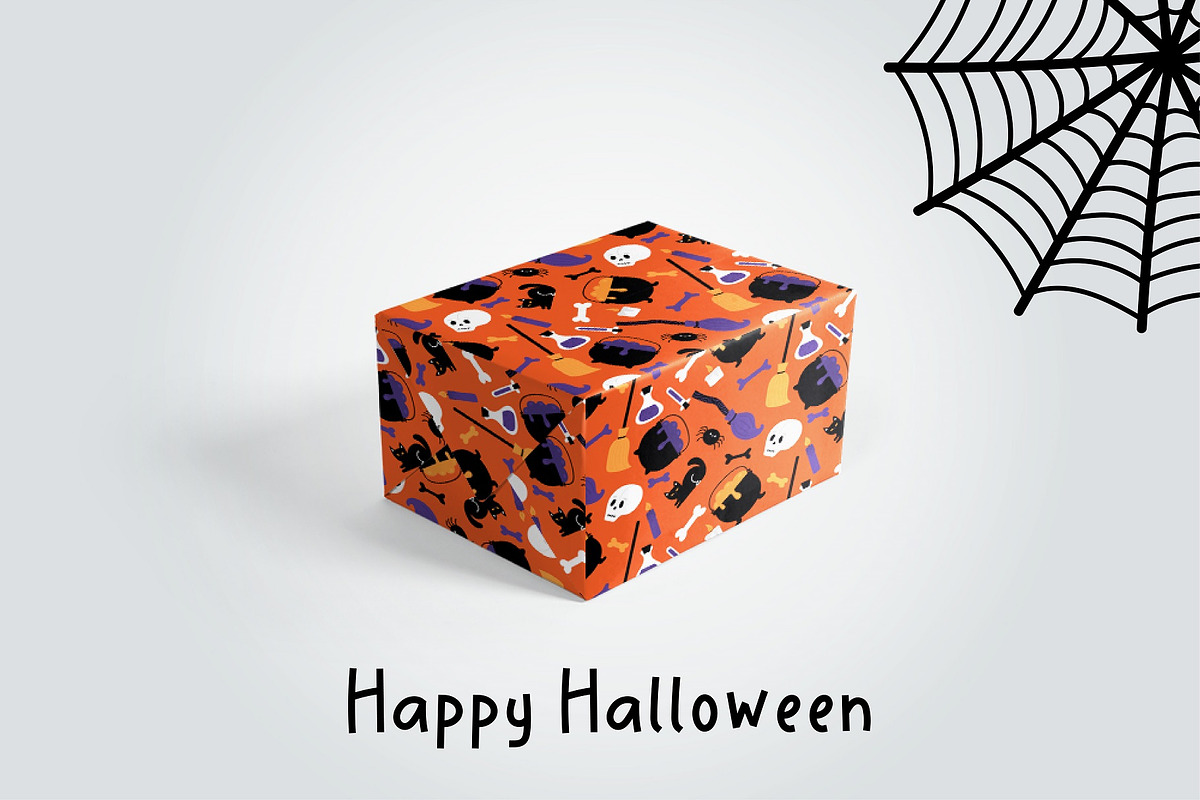 Happy Halloween. Clipart, patterns, a Seasonal Illustration by Helen Sko (Photo 8 of 8)