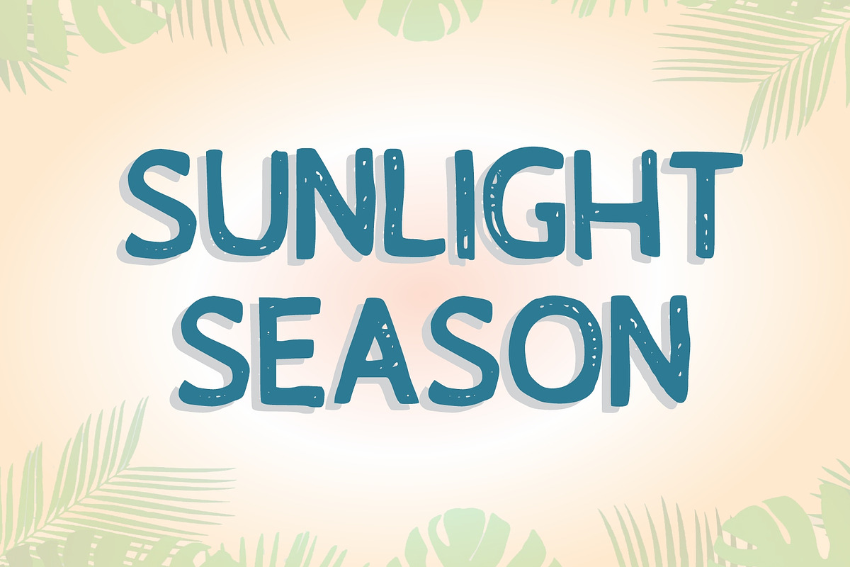Tropical Summer, a Font by Limited.studio (Photo 6 of 6)