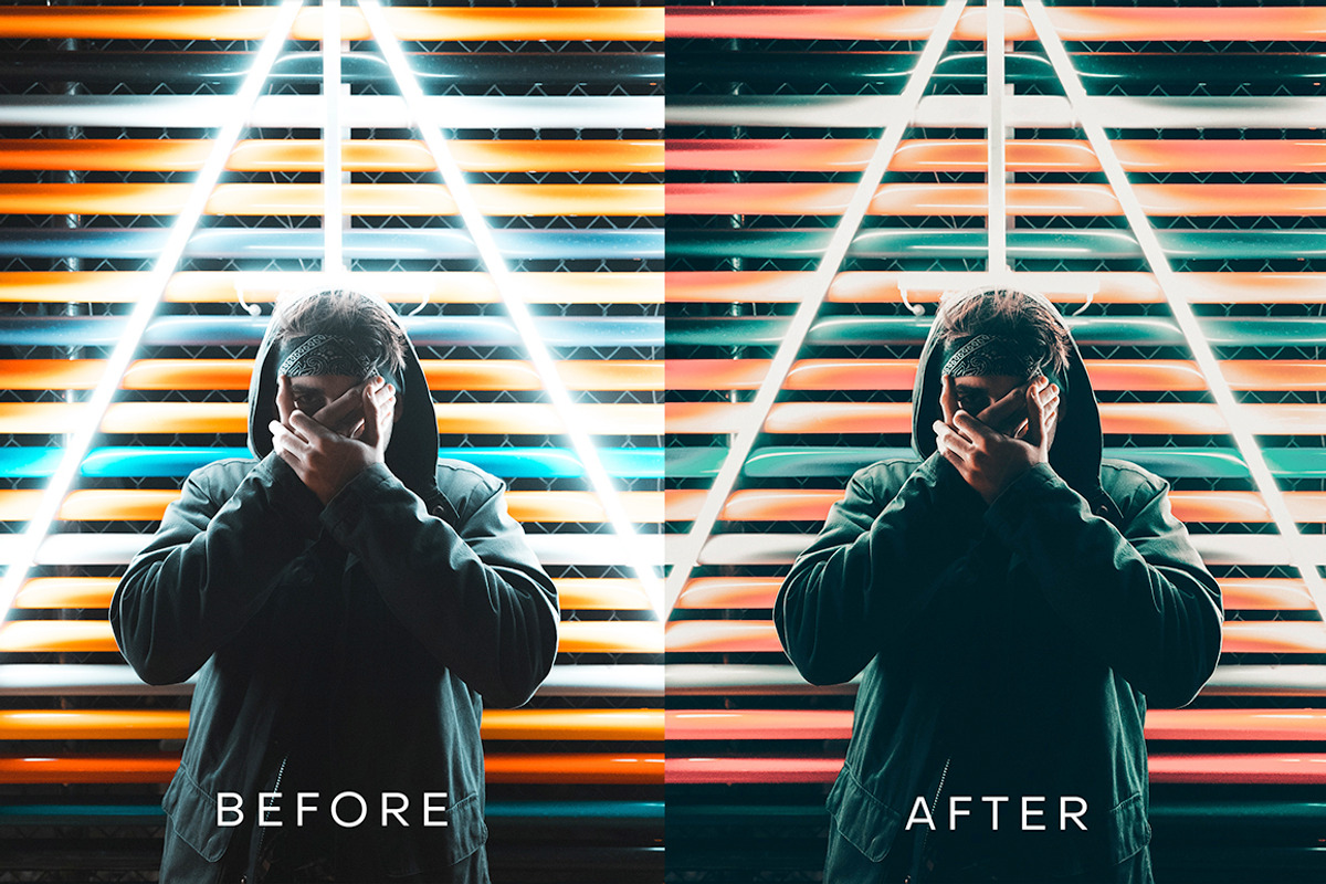 Cyberpunk Futuristic Lightroom 2, a Plug-in Add-On by PresetHeroes (Photo 3 of 5)