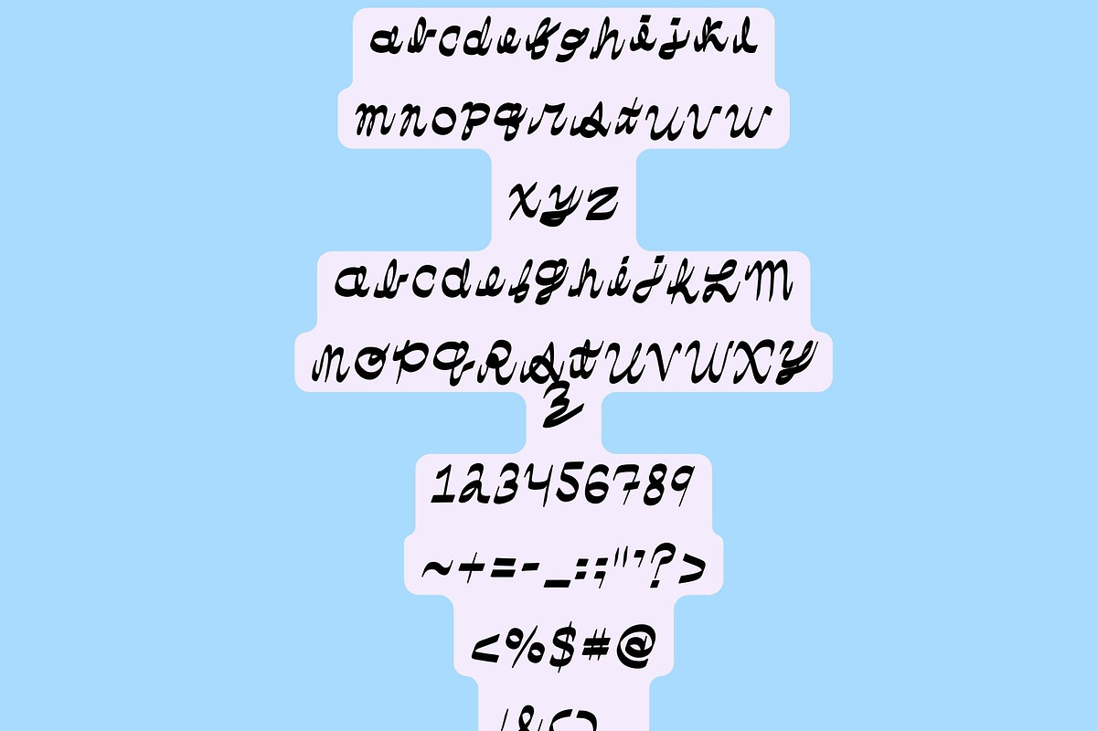 Sweet Thang a hand-drawn font, a Script Font by Eryn Rose Design (Photo 9 of 14)