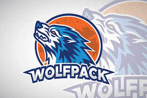 Wolf Logo Sports Esport Mascot