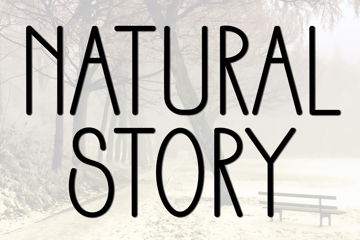 Natural Story, a Sans Serif Font by FreshTypeINK (Photo 1 of 8)