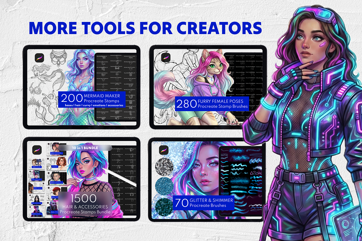 2000+ Procreate Body Bases Bundle, a Brush Add-On by Selentaori Studio (Photo 17 of 17)