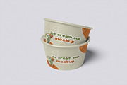 Ice Cream Cup Mockup, an Advertising Mockup by xavier_studio (Thumbnail 4 of 5)