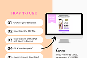Pinterest Pin Templates Canva, a Social Media Template by Ciera Design Templates (Thumbnail 7 of 7)