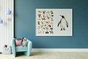 Kids Animal Alphabet and Letter Card, an Animal Illustration by Julia M. Watercolor (Thumbnail 10 of 10)