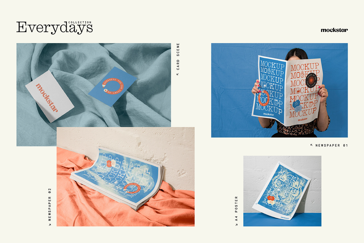 Everydays Collection Combo Bundle, a Packaging Mockup by mockstar (Photo 6 of 9)