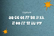 Shoese Flower - 1990's Retro Font, a Handwritten Font by Dhabee (Thumbnail 12 of 12)