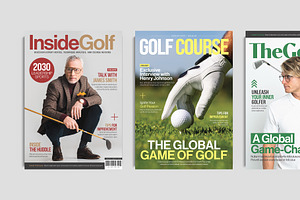 Golf Magazine Covers Set