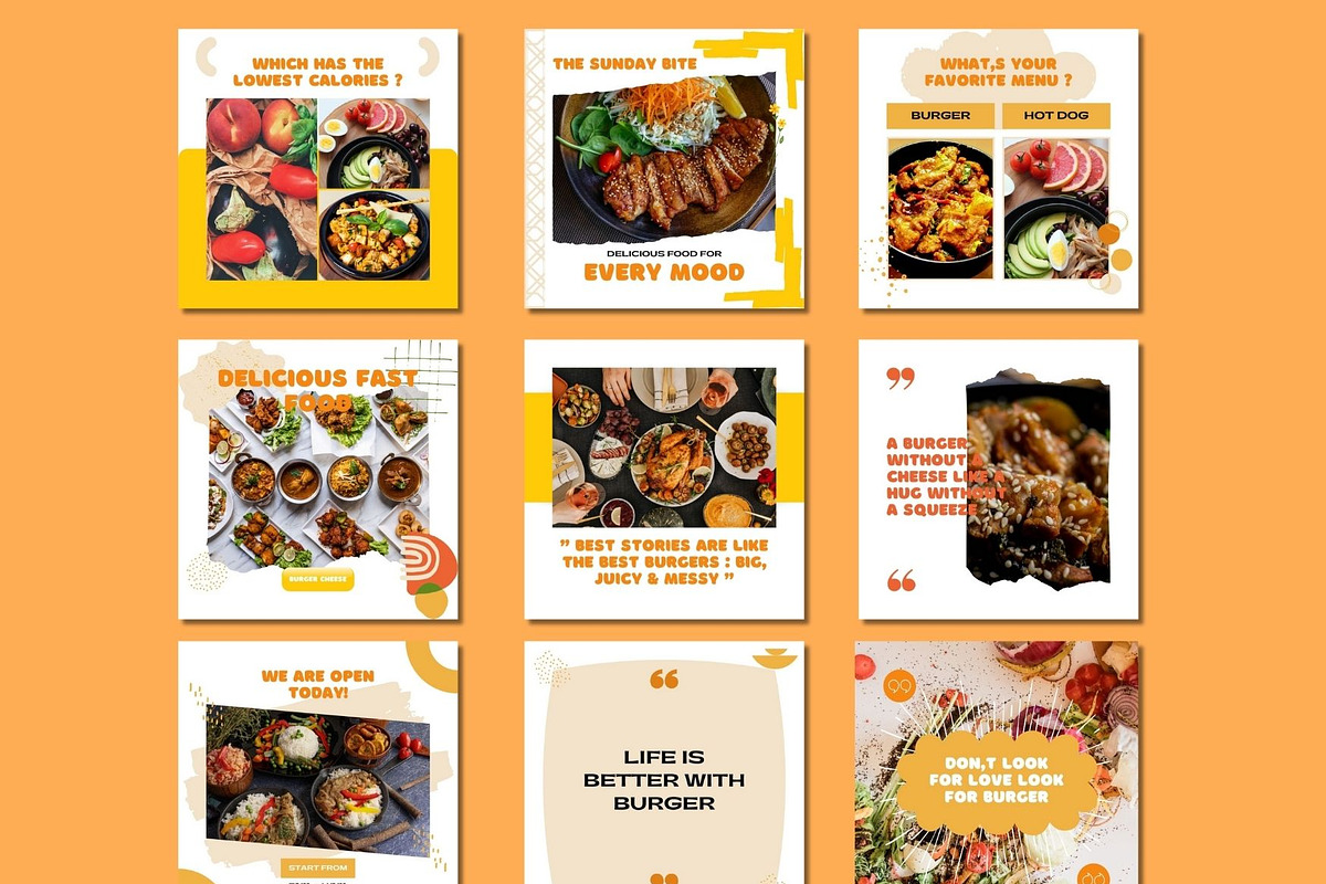 Food Blogger Social Media Post, a Social Media Template by BoontenStudio (Photo 5 of 7)