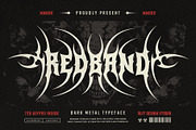 Red Band Typeface, a Blackletter Font by alit design (Thumbnail 1 of 17)
