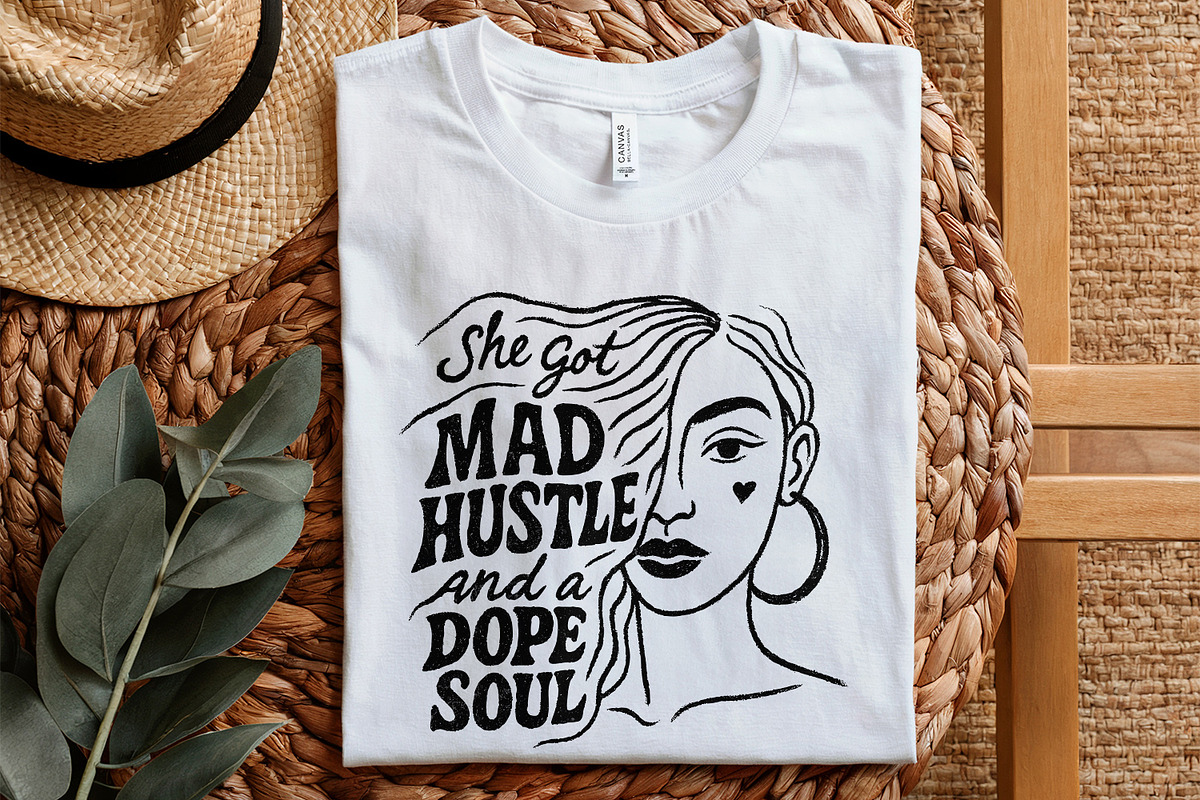 Mad Hustle and Dope Soul png, Woman, an Illustration by SharpMarketplace (Photo 5 of 9)