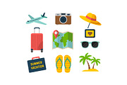 Tropical Beach Travel Icons Pack, an Object Graphic by jahid234 (Thumbnail 6 of 13)
