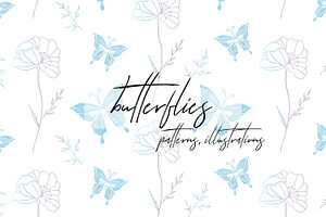 Butterflies Patterns & Illustrations