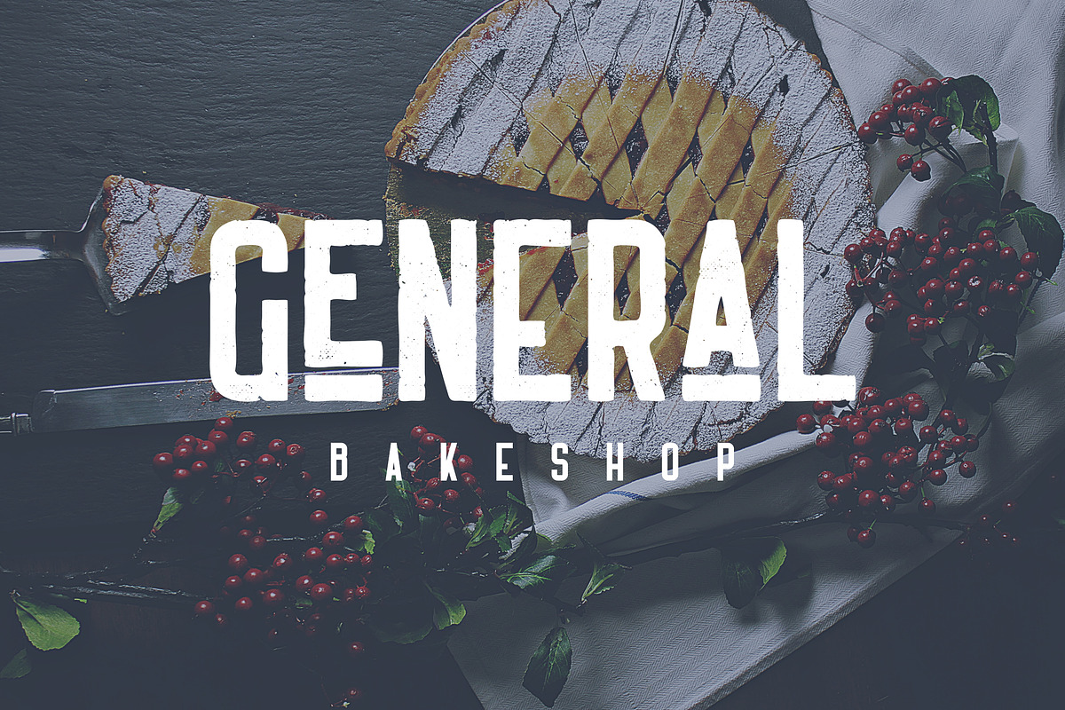 Harrison - Retro typeface preview 4