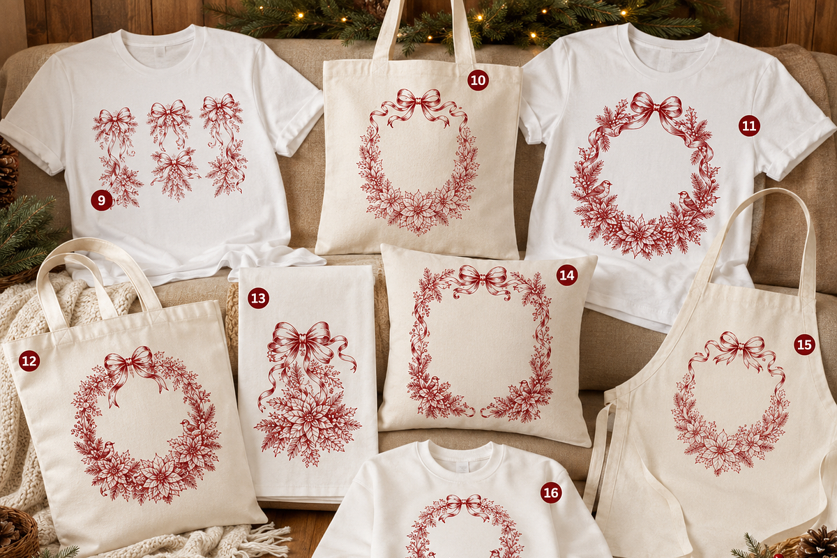 50 Christmas Clipart Bundle, a Decorative Illustration by HeavensStar (Photo 5 of 8)