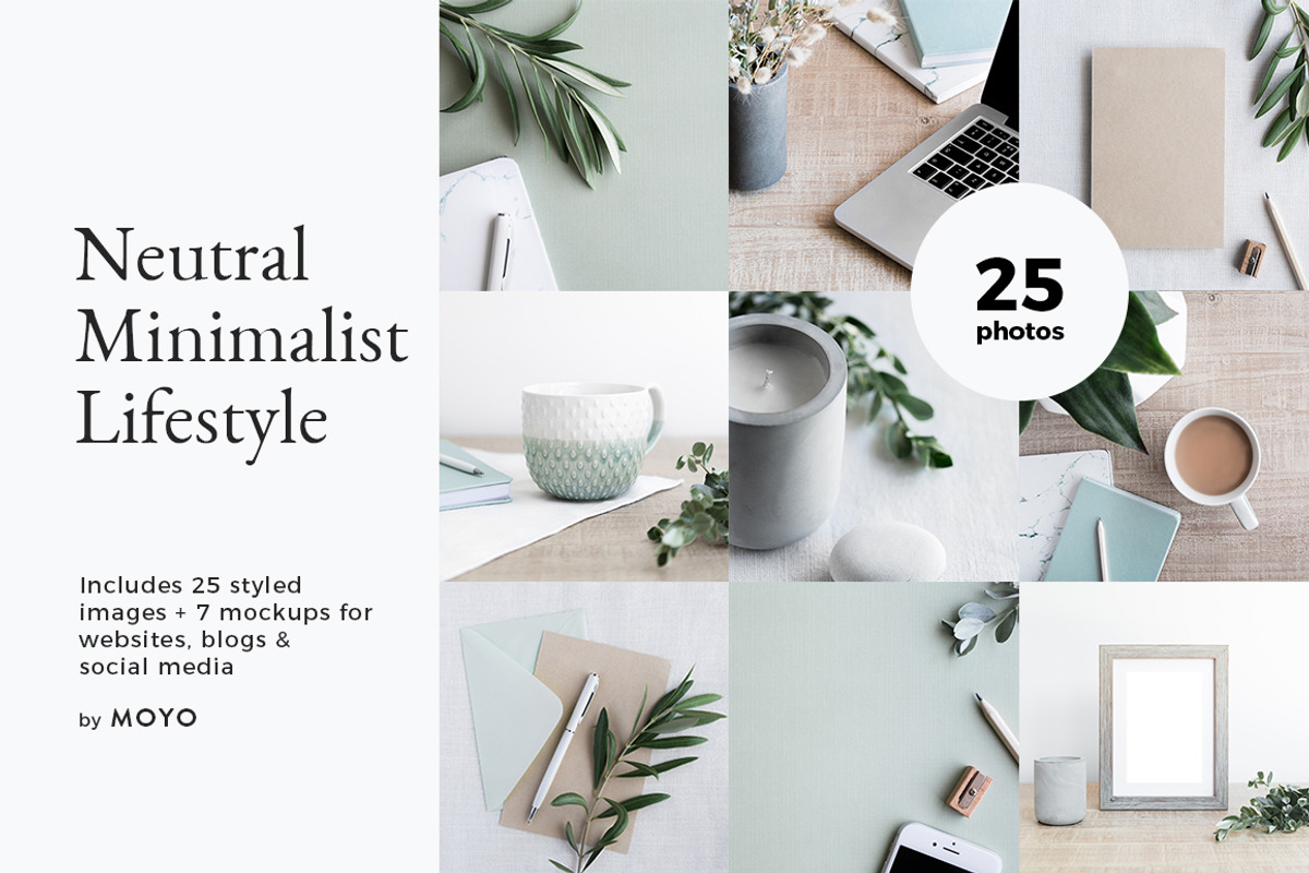 Neutral Minimalist Photo Bundle, a Business Photo by Moyo Studio (Photo 1 of 11)