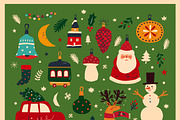 Merry Christmas collection, a Seasonal Illustration by MoleskoStudio (Thumbnail 6 of 22)
