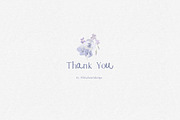 Purple Cottagecore Flowers PNG, a Decorative Illustration by whiteheartdesign (Thumbnail 17 of 17)