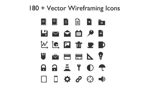 Wireframing Icons