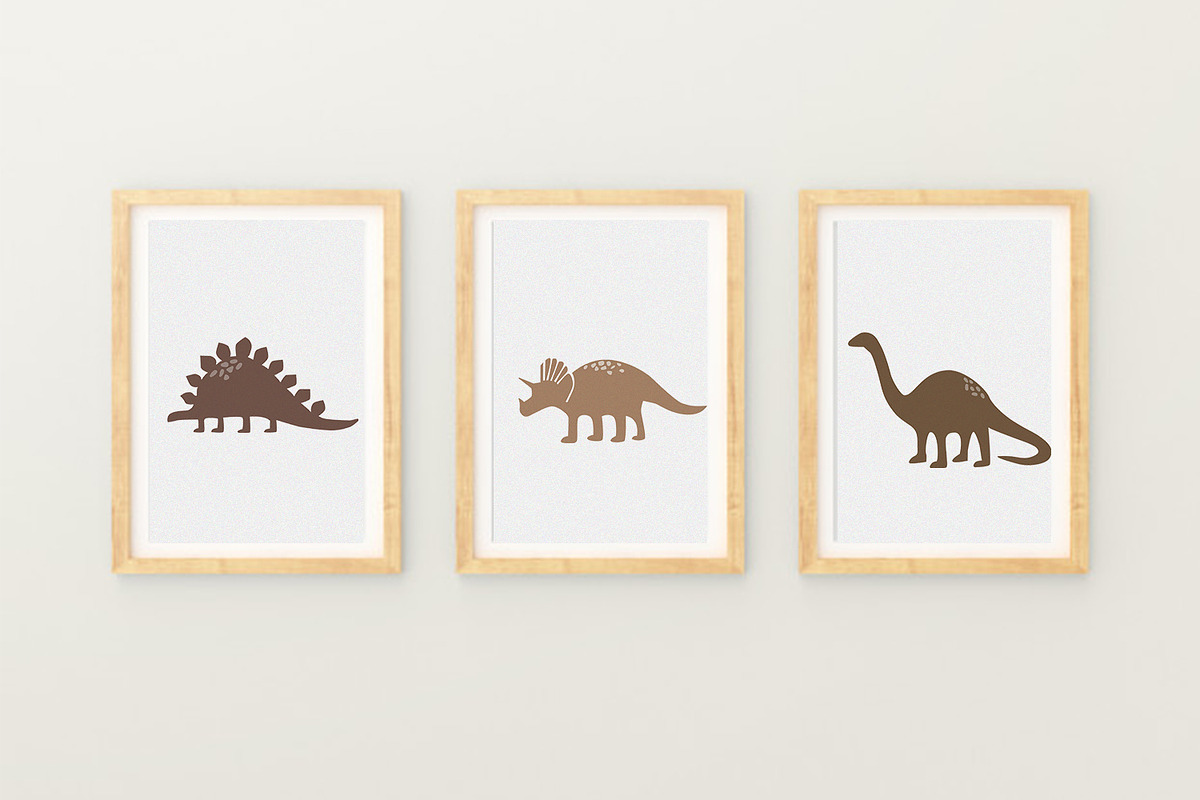 Boho dinosaurs pattern, a Pattern Graphic by SleptArt (Photo 6 of 10)