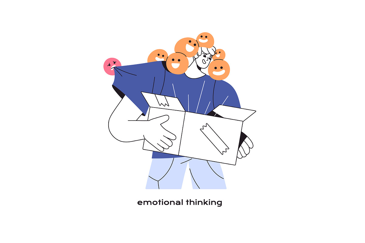 People with different mental mindset, a Person Illustration by PaperTrident (Photo 6 of 9)