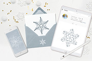Christmas Snowflake Dingbats, a Symbol Font by Happy Letters (Thumbnail 3 of 5)