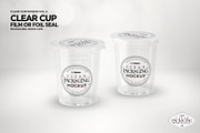 Clear Film Seal Cups PackagingMockup, a Cups & Container Mockup by INCDesign (Thumbnail 2 of 7)