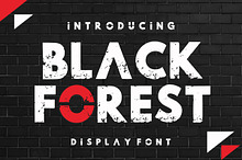 Black Forest - Grunge Font