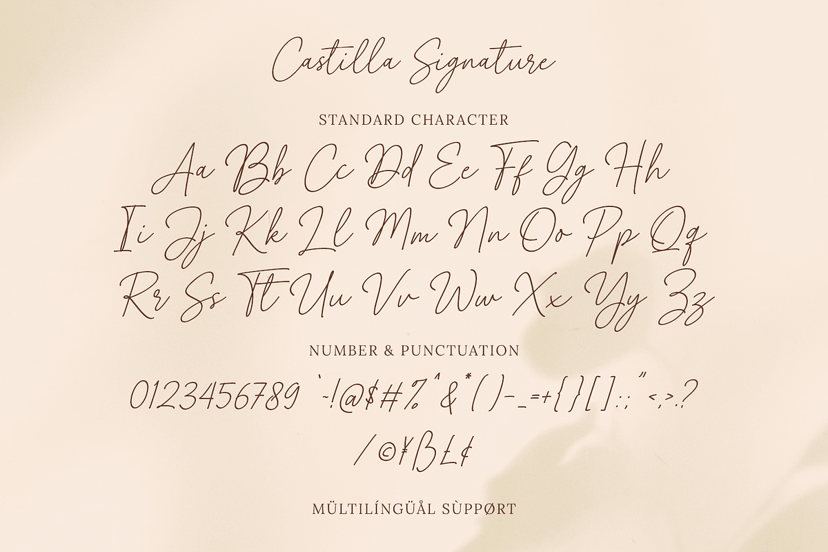 Castilla Signature Handwritten Font, a Handwritten Font by Pixesia Studio (Photo 9 of 10)