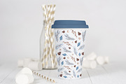 Watercolor Blue Winter Clipart, an Illustration by YuliyaArtGarden (Thumbnail 9 of 9)