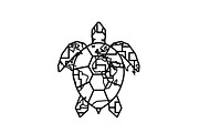 World Map Sea Turtle Bundle, an Illustration by Gaye Art (Thumbnail 6 of 31)