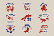 Wildlife Badge Collection, an Animal Illustration by Skilline Supply Co. (Thumbnail 6 of 13)