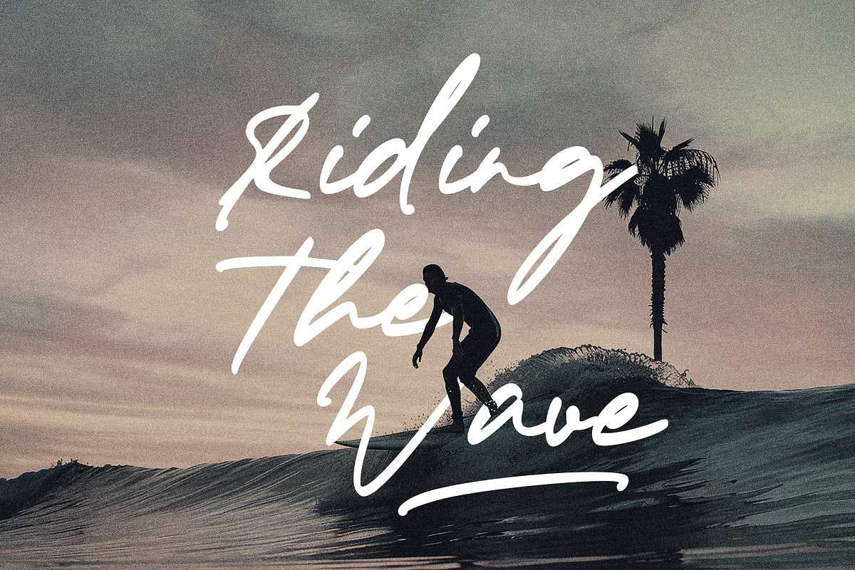 Island of Dusk - Stylish Script Font, a Script Font by Geelator Studio (Photo 2 of 12)