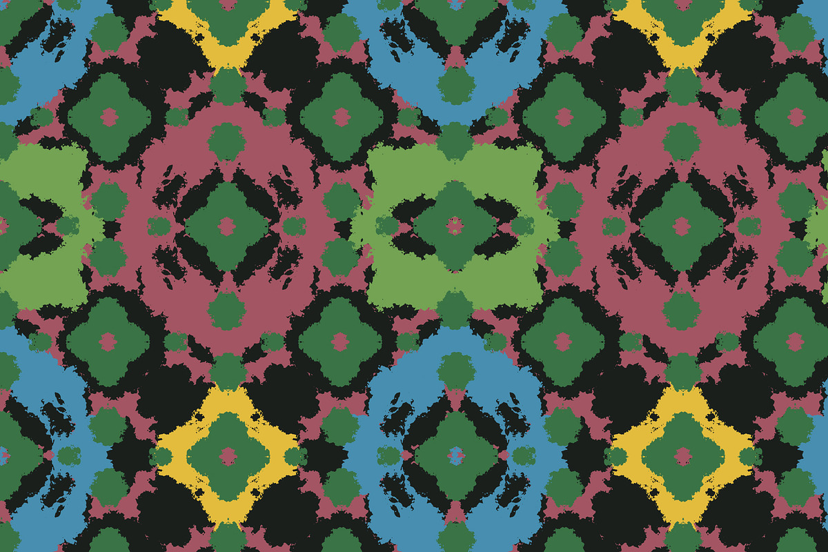 Vintage Abstract Folk Rug, a Pattern Graphic by NayaChu (Photo 2 of 12)