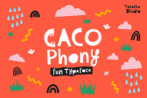 Cacophony - Fun Typeface