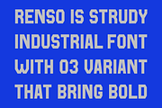 Renso Fonts, a Sans Serif Font by Marvadesign (Thumbnail 2 of 10)