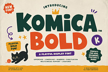 Komica - Decorative Font