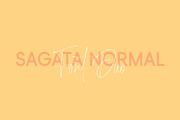 Sagata Normal | Font Duo, a Handwritten Font by Lemonthe (Thumbnail 7 of 7)