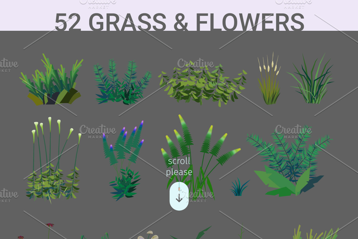 Creative landscape construction kit, an Object Illustration by Digithings (Photo 4 of 10)