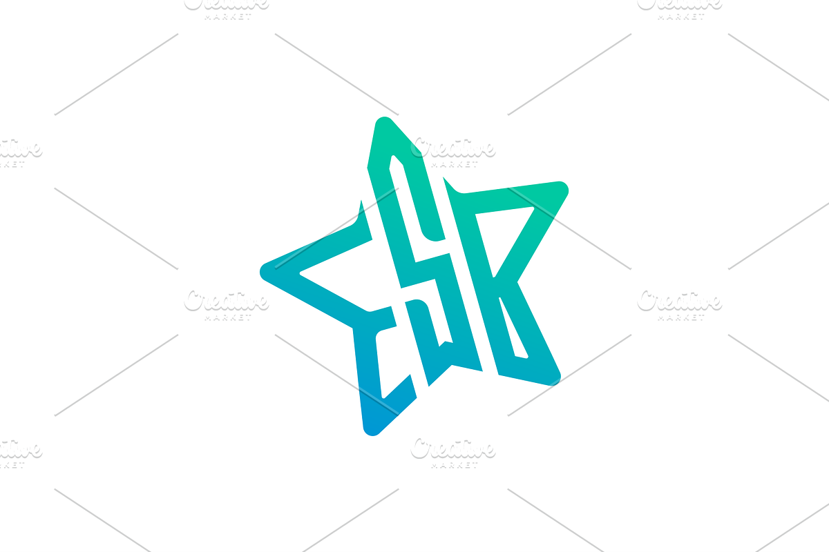 ESP Letter Logo – Star Shaped Design, a Branding & Logo Template by Advateik ™ (Photo 2 of 4)